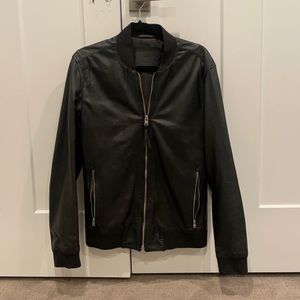 All Saints Leather Bomber